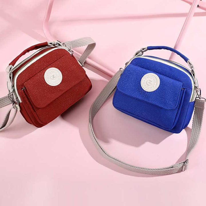 Tasche mit Griff oben für Damen, einfache, tragbare Umhängetasche mit Spritzschutz
