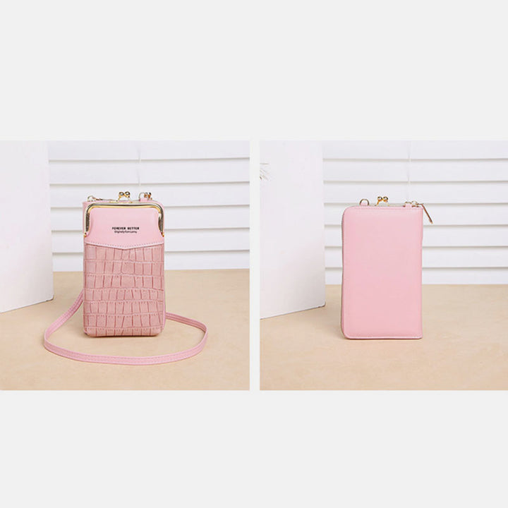 Kleine Crossbody-Handy-Geldbörse für Damen, Mini-Schultertasche, Geldbörse