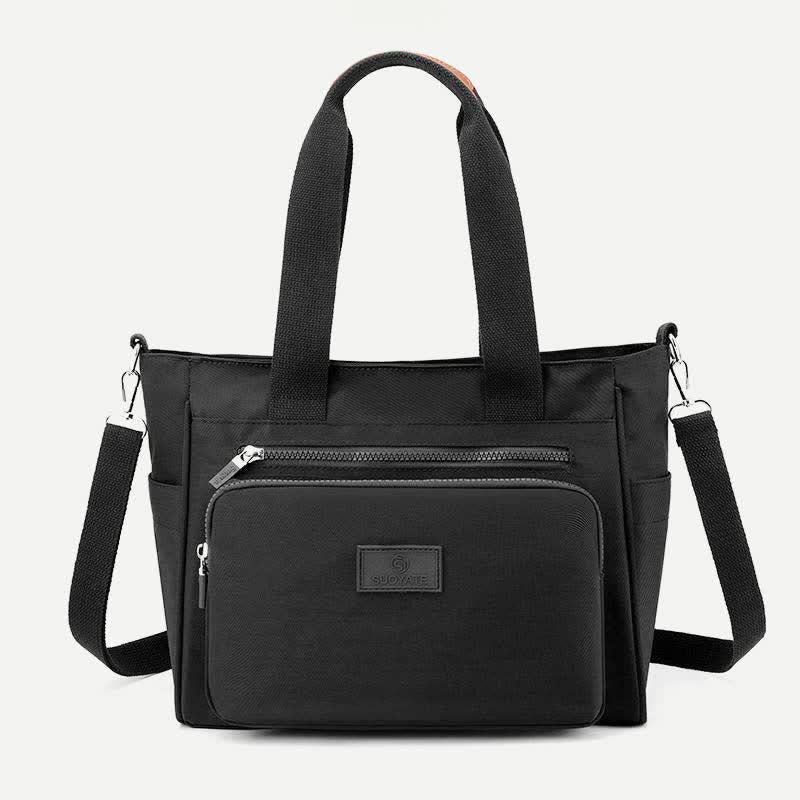 Damen Leichte Handtasche Große Wasserdichte Nylon Umhängetasche Schultertasche Geldbörsen