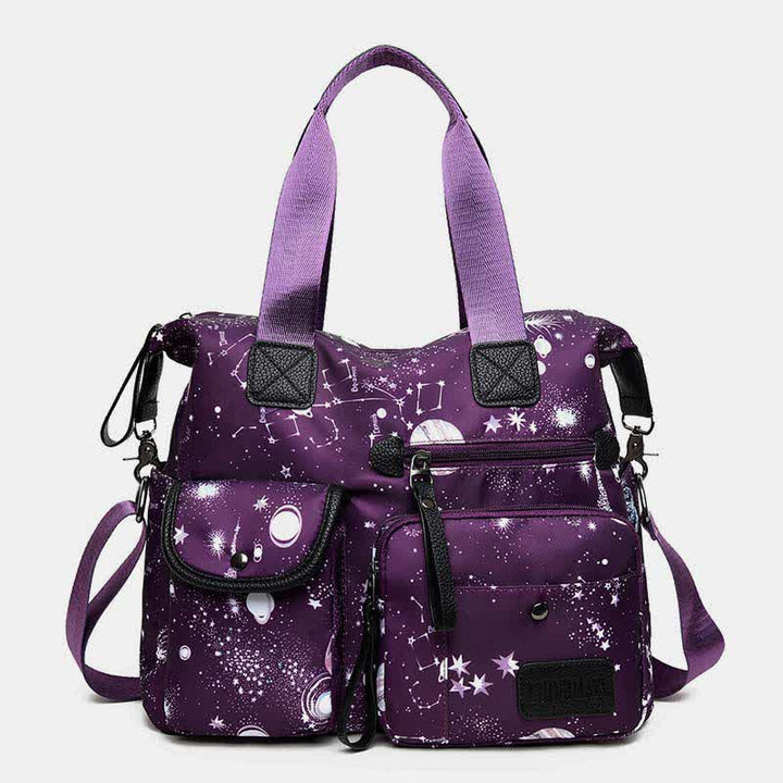 Leichte Tragetasche mit mehreren Taschen für Damen, Mehrzweck-Umhängetasche