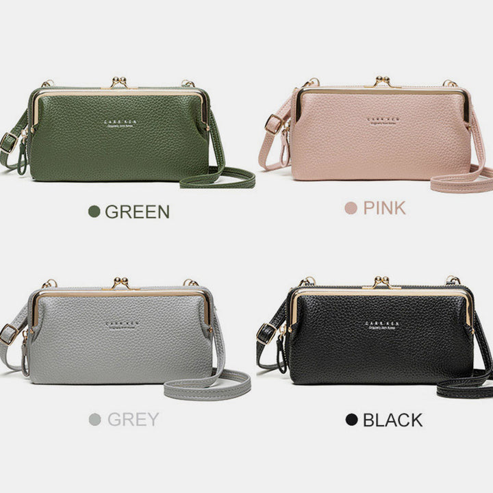 Multifunktionale Umhängetasche mit großem Fassungsvermögen und Kiss-Lock-Design - image 16