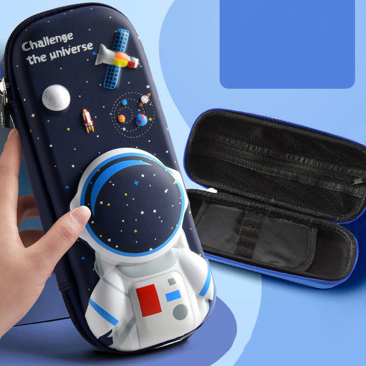 Federmäppchen für Kinder, Astronautenmuster, süßes Schulmäppchen