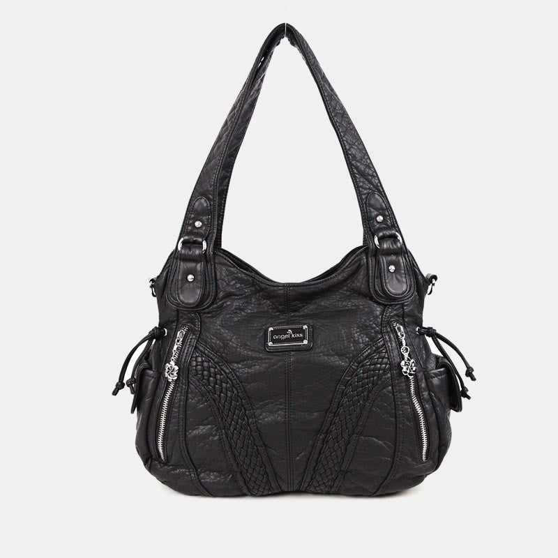Einfarbige Hobo-Tasche für Damen