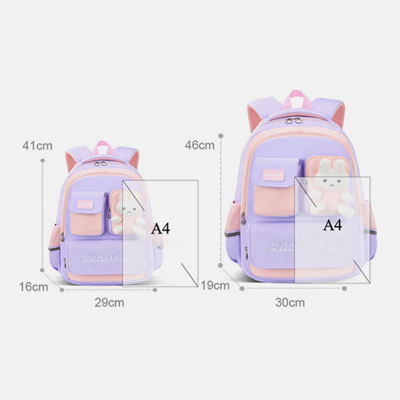 Rucksack für Kinder, süßer, lebensechter, leichter Grundschulrucksack