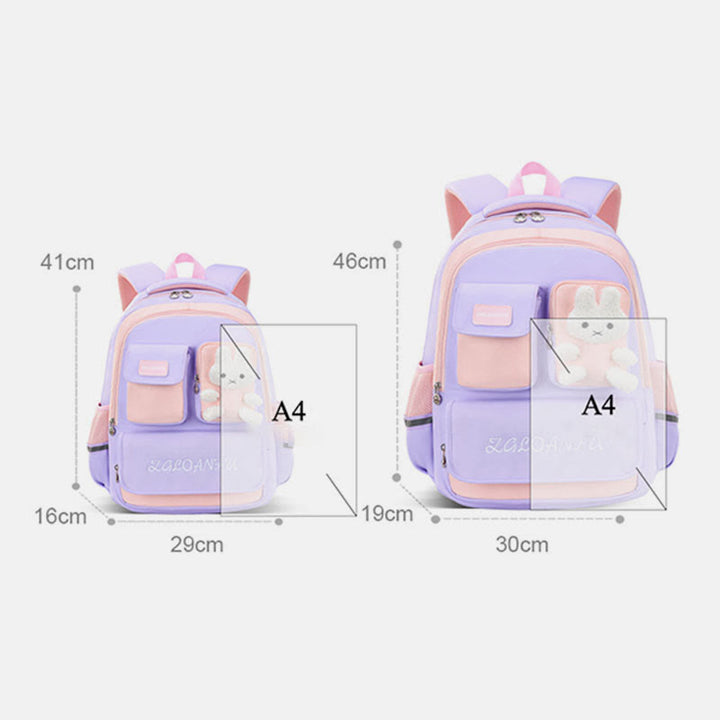 Rucksack für Kinder, süßer, lebensechter, leichter Grundschulrucksack