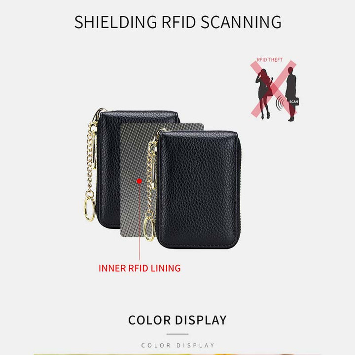 RFID-Kartenhalter mit großer Kapazität und Schlüsselanhänger