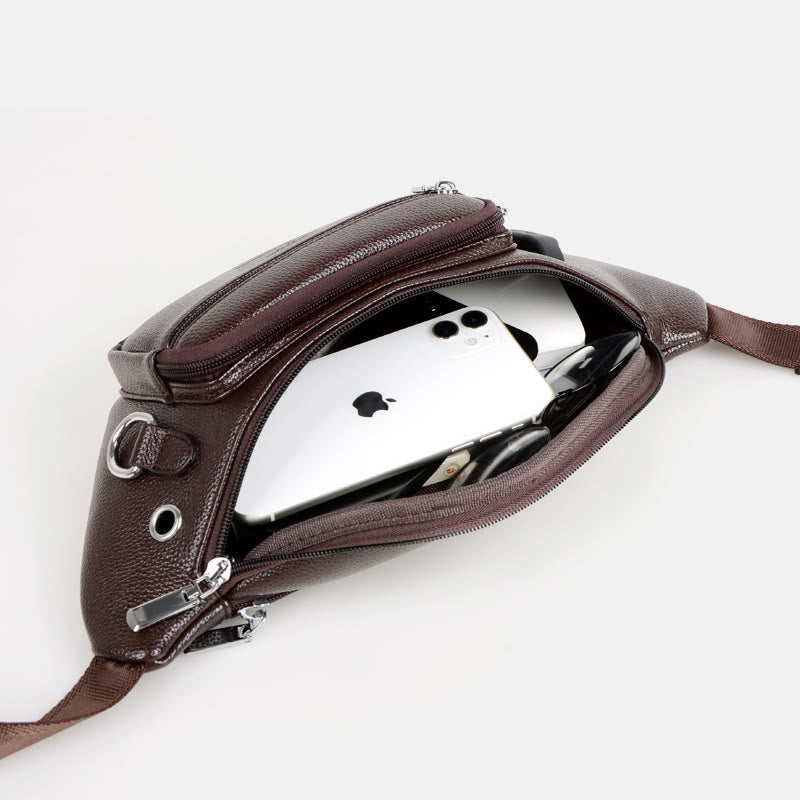 Gürteltasche für Männer, intime, lässige Umhängetasche mit großer Kapazität