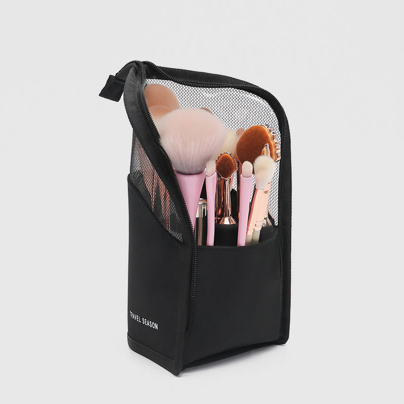 Aufbewahrungstasche für Damen, einfache vertikale Reise-Make-up-Tasche