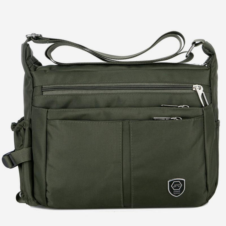 Leichte Umhängetasche aus Nylon mit mehreren Taschen für Herren