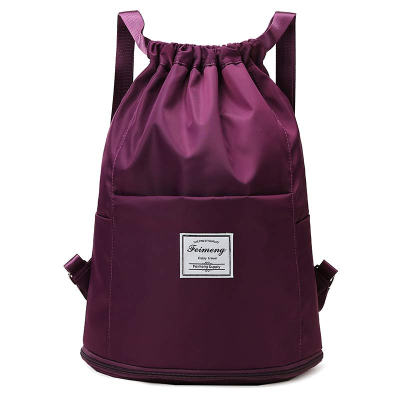 Kordelzug-Rucksack für Damen, wasserdicht, groß, Nass- und Trockentrennrucksack