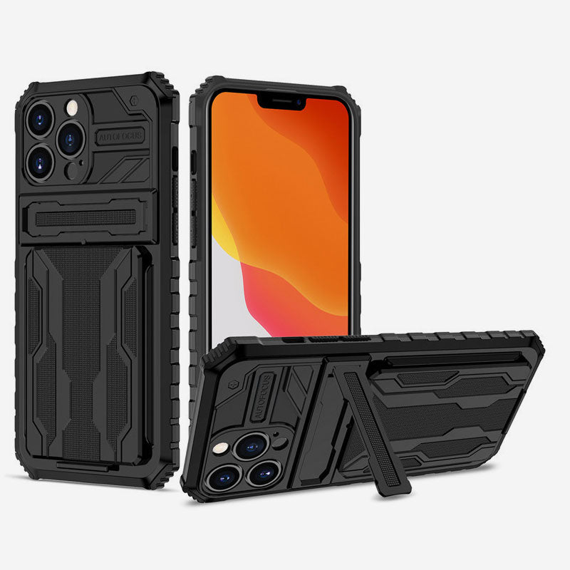 Armor Stand Kartenhalter Fallschutz Komfortable Hülle für iPhone