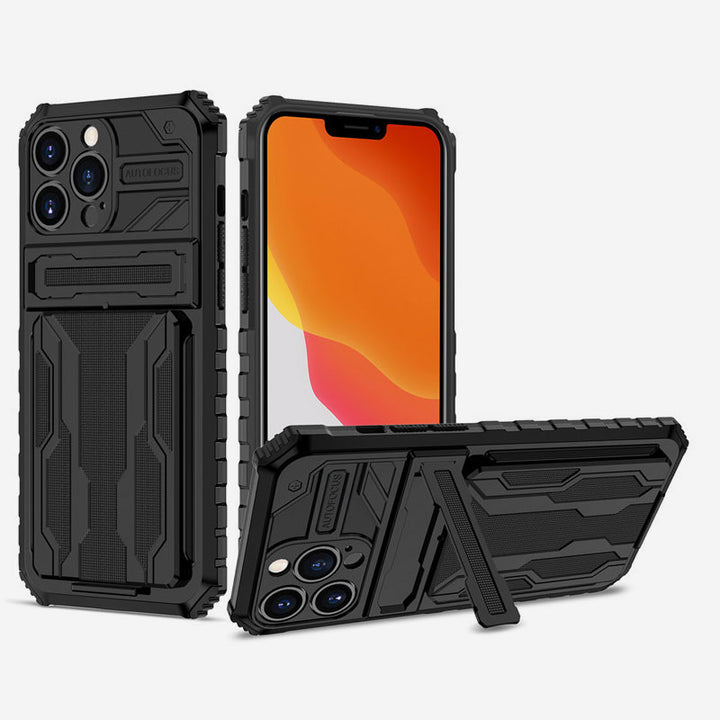Armor Stand Kartenhalter Fallschutz Komfortable Hülle für iPhone