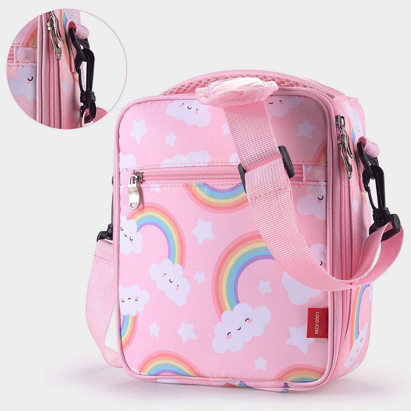 Lunchtasche für Kinder, süße Mini-Umhängetasche, Thermotasche