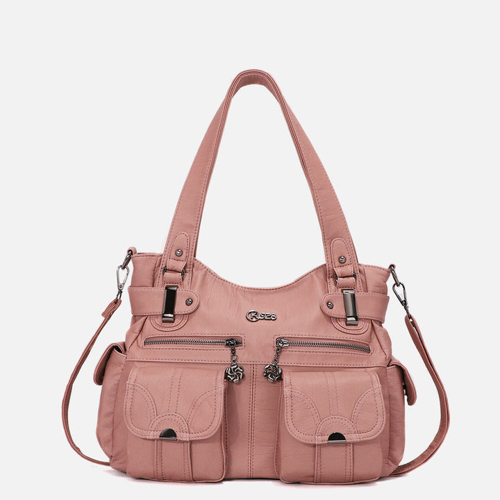 Tragetasche für Damen, für den täglichen Ausflug, mehrere Taschen, eine farbige Tasche
