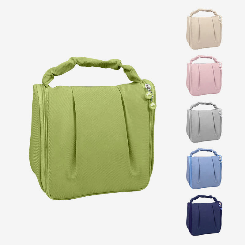Tragbare Make-up-Handtasche für Damen, große Reiseaufbewahrungstasche