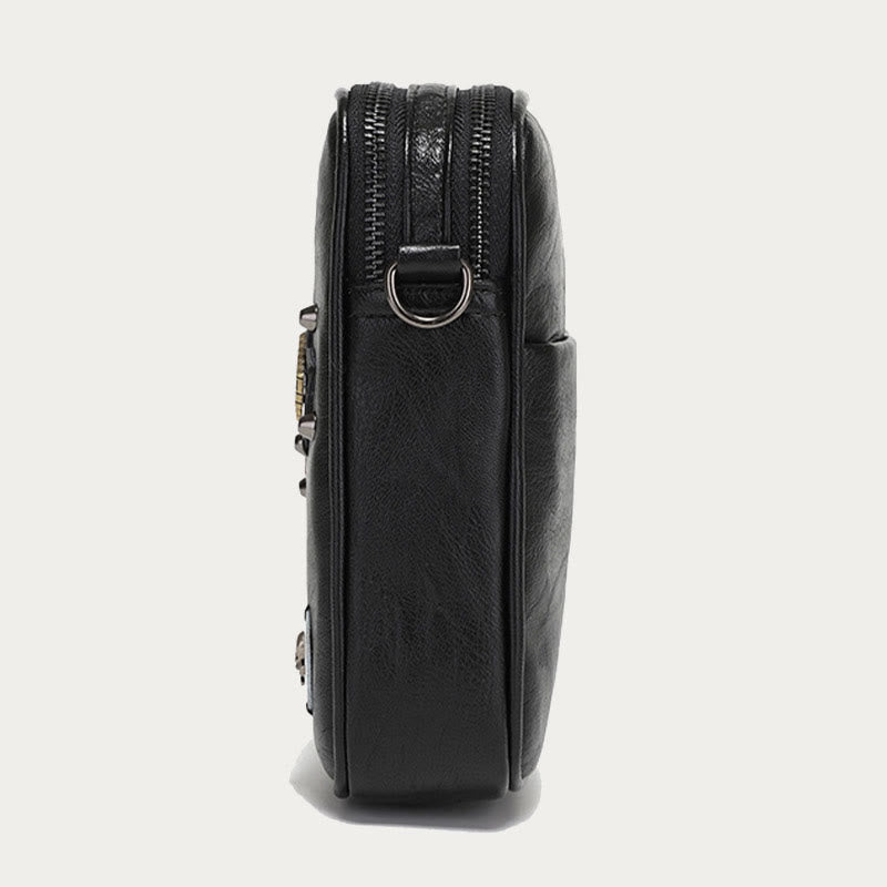 Mini-Telefontasche für Männer im Freien, Umhängetasche aus Leder