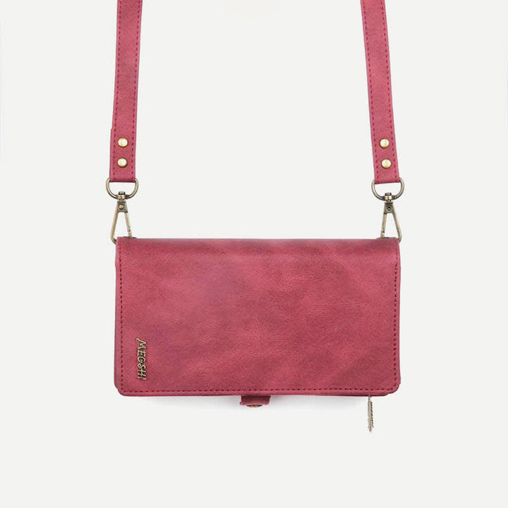 2-in-1-Telefontasche/Geldbörsenhülle für iPhone mit Umhängegurt