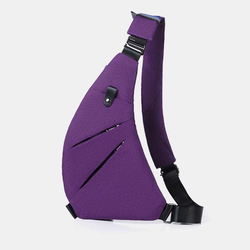 Leichte, langlebige Sling-Brusttasche, wasserdicht, kratzfest, Tagesrucksack, lässige Herren-Geldbörsen