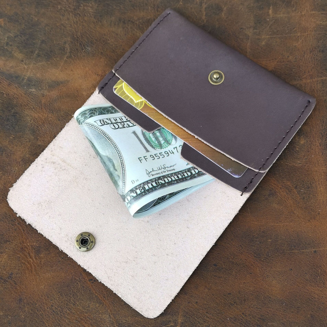 Clamshell-Geldbörse mit Gravur, Geldbörse für die Familie, warmes Geschenk