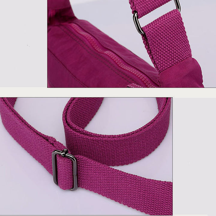 Handtasche mit mehreren Taschen für Damen, wasserdichte Umhängetasche aus Nylon für die Reise