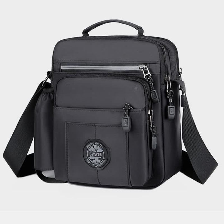 Messenger Bag Umhängetasche Herren Geldbörsen Multi-Pocket Kleine Umhängetasche