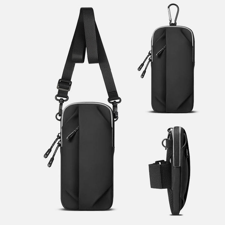 Handgelenktasche zum Laufen, wasserdichte Leder-Fitness-Telefontasche