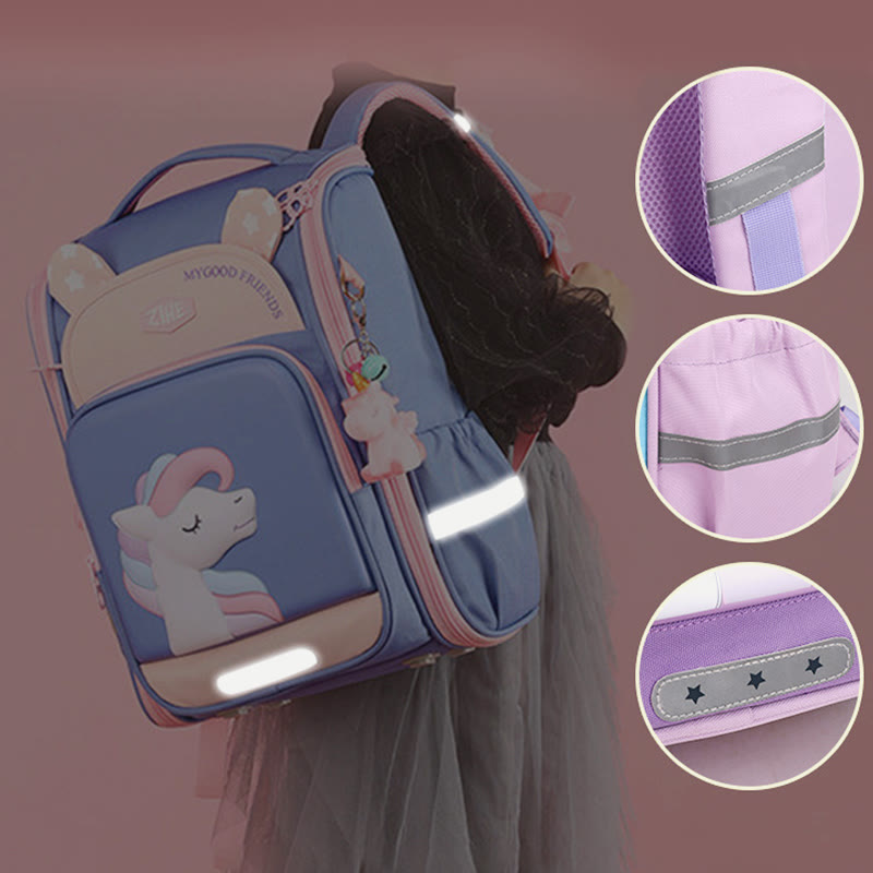 Rucksack für Grundschüler, verschleißfest, mit Ridge-Schutz, Schultasche