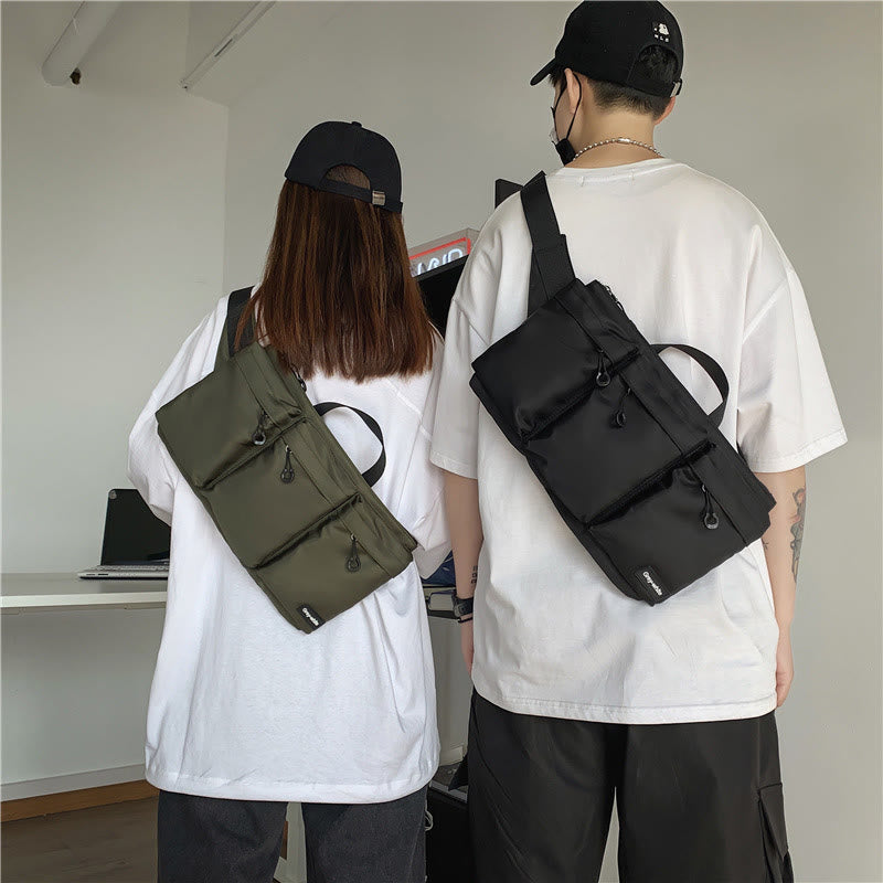 Gürteltasche für Herren, Sport, große Kapazität, Freizeit-Umhängetasche