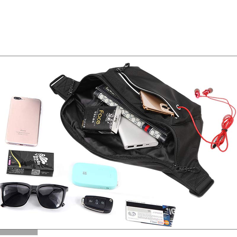 Reflektierende Hüfttaschen für Männer und Frauen, leichte Brusttasche