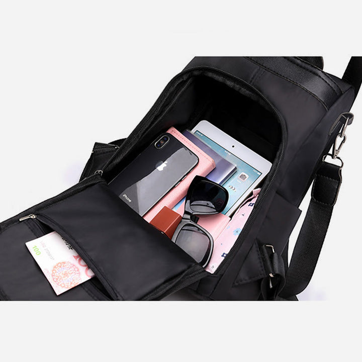 Nylon-Rucksack für die Reise, mehrfach tragbar, wasserdicht, leicht, Tagesrucksack