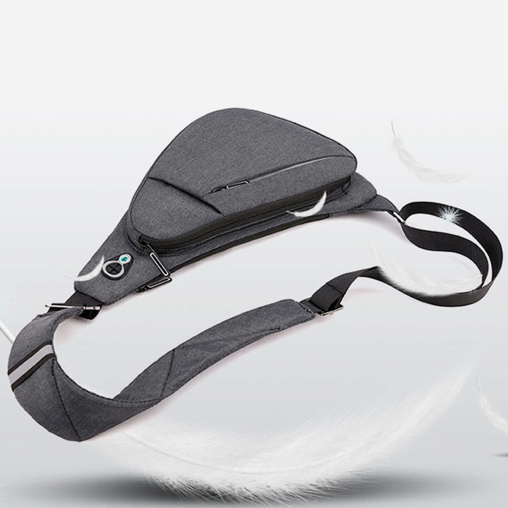 Schultertasche für Herren, wasserdicht, Nylon, tragbarer Umhängerucksack
