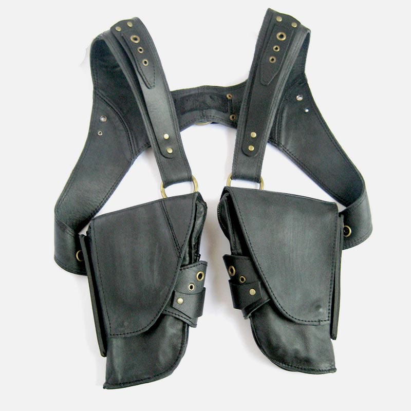 Punk Steam Unterarmholster für Damen und Herren, verstellbare Weste