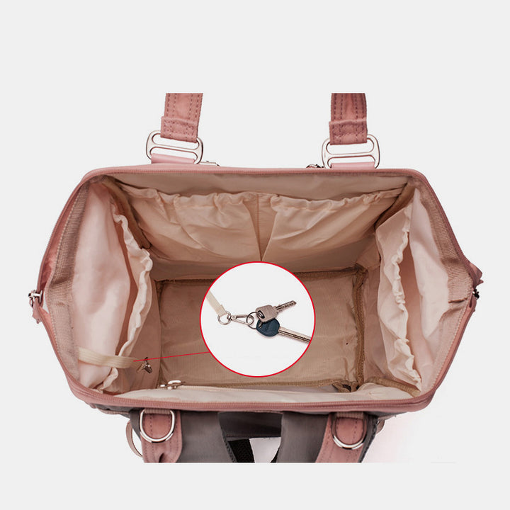 Multi Pocket Funktionale Wickeltasche Rucksack Reiserucksack Mama Tasche