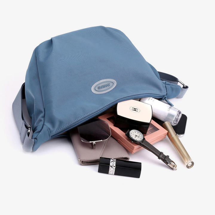 Umhängetasche für Damen, einfache, multifunktionale Einkaufs-Schultertasche aus Nylon