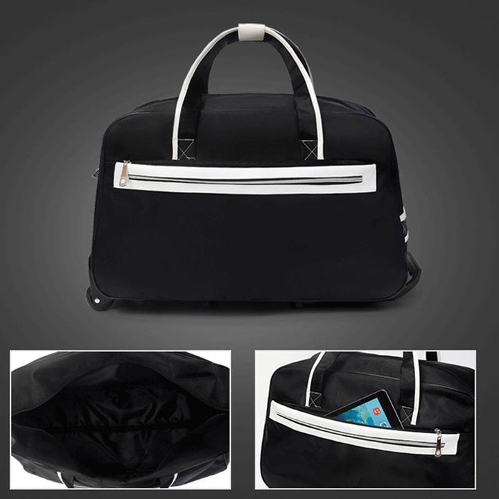 Zugstange Gepäck Damen Herren Minimalistische Geschäftsreise Reisetasche