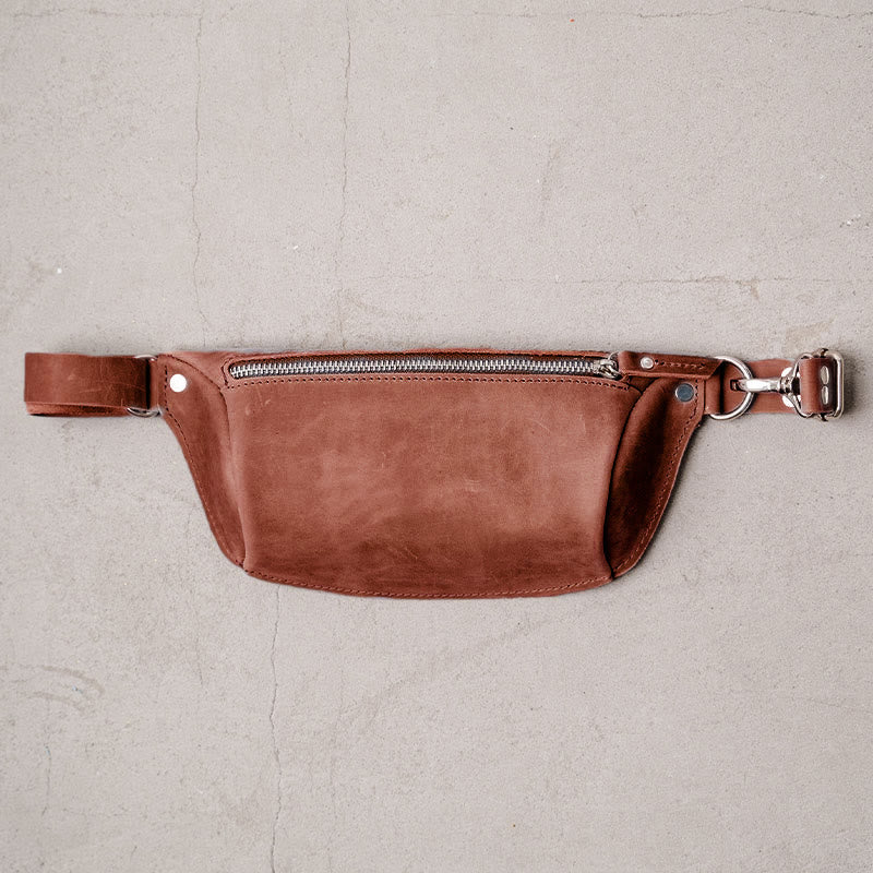 Gürteltasche für Damen und Herren, Outdoor, Hüfttasche mit Doppelreißverschluss, Brusttasche