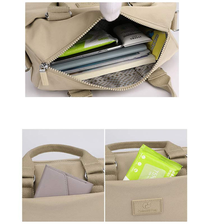 Handtasche mit mehreren Taschen, Henkel oben, Umhängetasche, Umhängetasche für Reisen und Arbeit