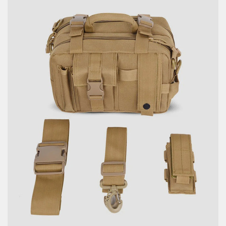 Taktische Hüfttasche für Herren, funktionale Umhängetasche EDC mit Schultergurt