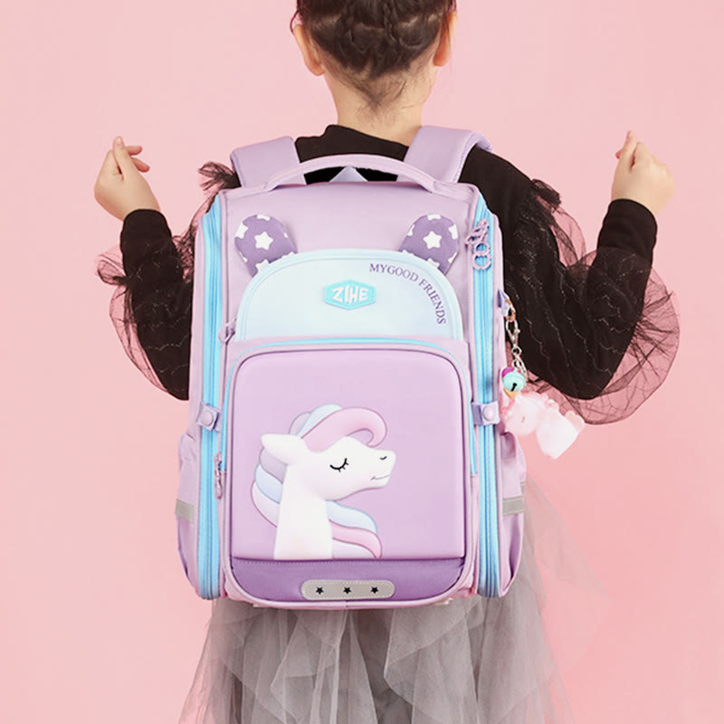 Rucksack für Grundschüler, verschleißfest, mit Ridge-Schutz, Schultasche