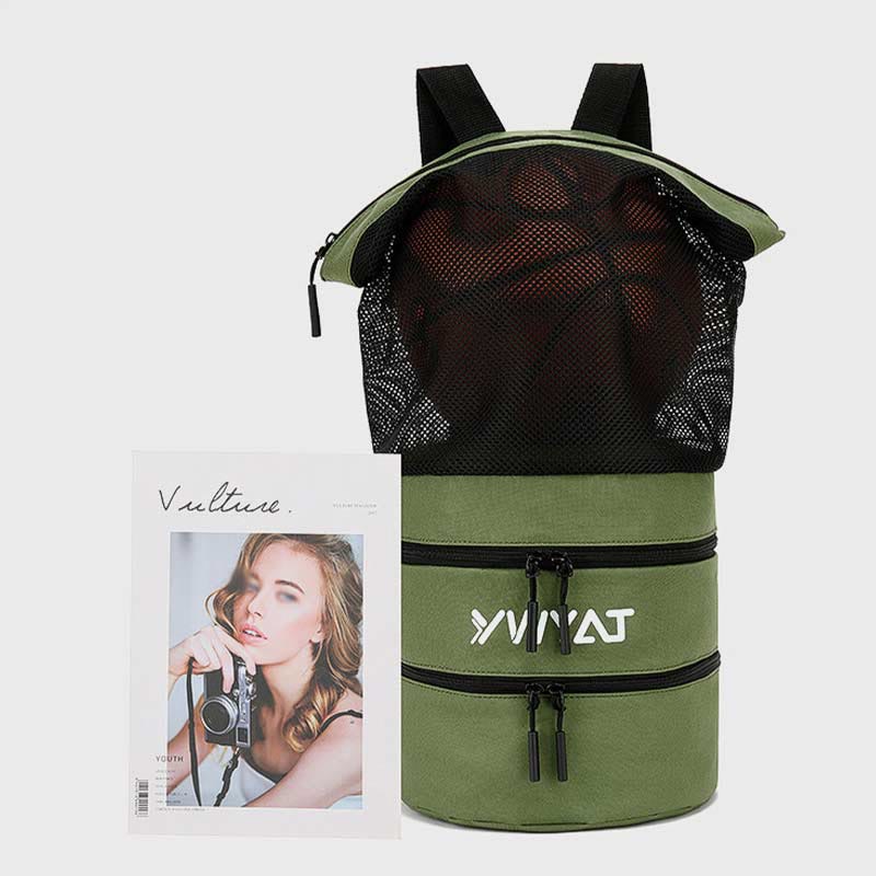 Basketballtasche für Teenager, multifunktionaler Volleyball-Sportrucksack