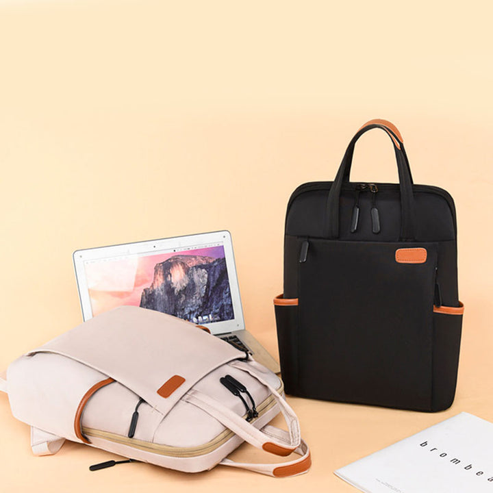 Lässiger, wasserdichter Nylon-Rucksack mit großem Fassungsvermögen 