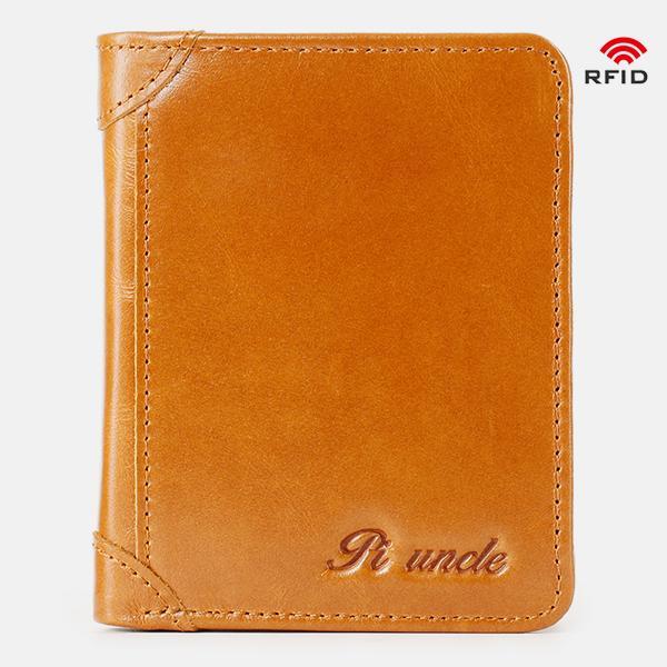 RFID Multifunktionale Lederbrieftasche