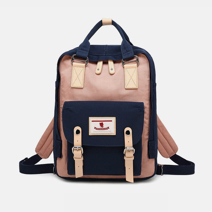 Wasserdichter Reiserucksack im Vintage-Stil im College-Stil
