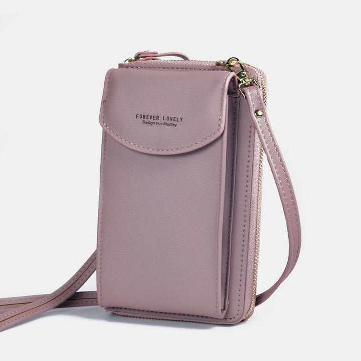 Solide Telefontasche mit mehreren Taschen und großem Fassungsvermögen