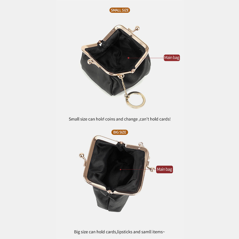 Geldbörse aus echtem Leder im Vintage-Stil 