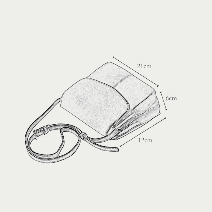 Umhängetasche für Damen, leichte Retro-Tasche für den täglichen Arbeitsweg