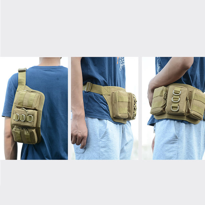 Gürteltasche für Herren, taktische Outdoor-Sportarten, multifunktionale Umhängetasche