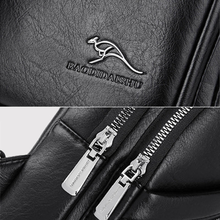 Schultertasche für Herren, große Kapazität, lässig, minimalistischer Umhängerucksack