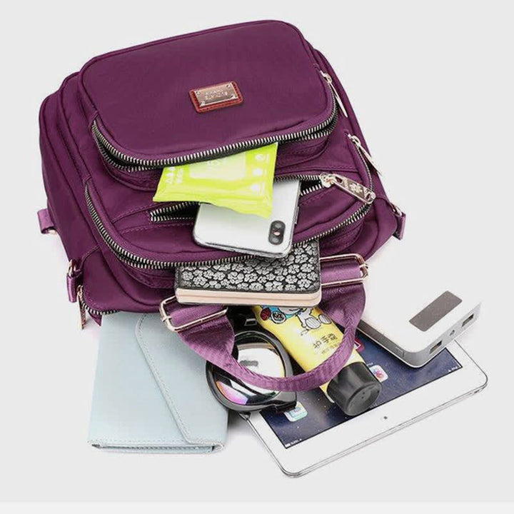 Umhängetasche für Damen, wasserdicht, mit mehreren Taschen, wandelbarer Handtaschen-Rucksack