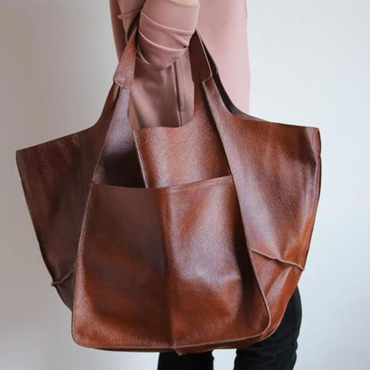 Übergroße Einkaufstasche im Vintage-Stil